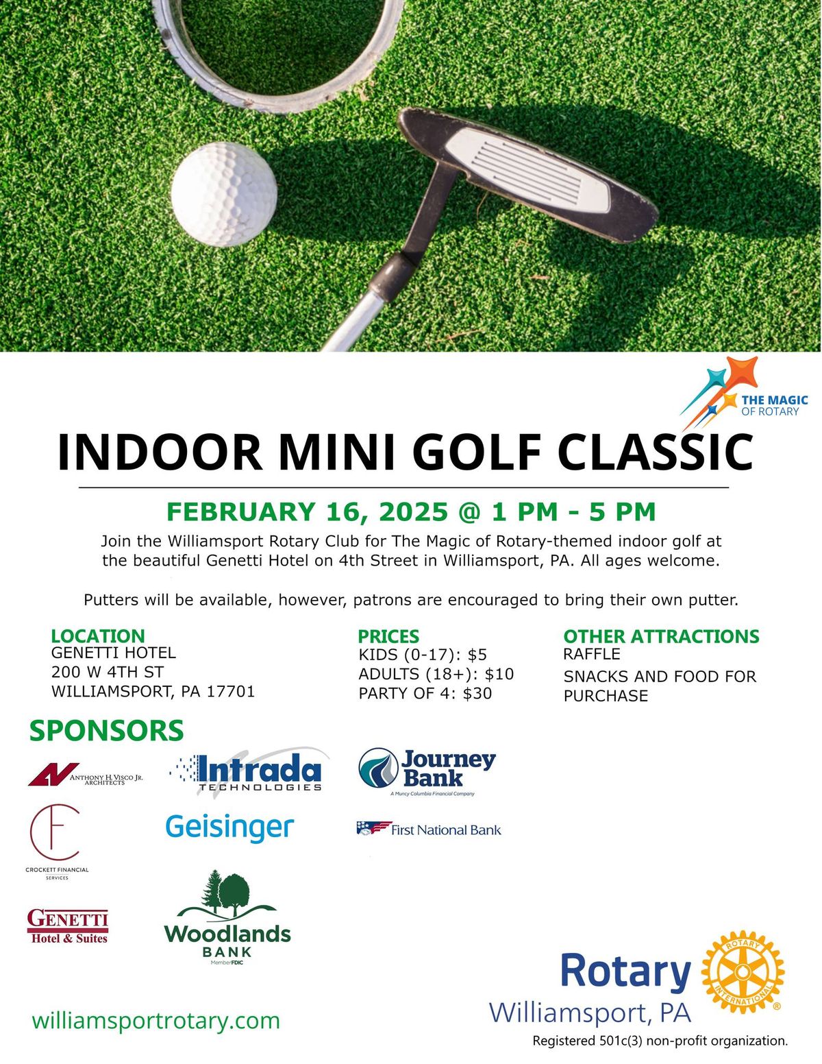 Indoor Mini Golf Classic - 2025