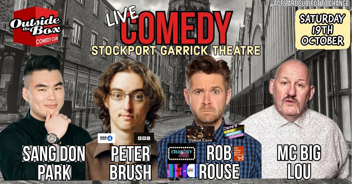 SATURDAY 19TH OCTOBER - LIVE COMEDY