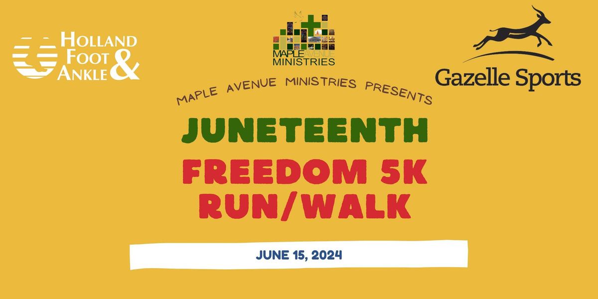 Juneteenth Freedom 5K Walk\/Run