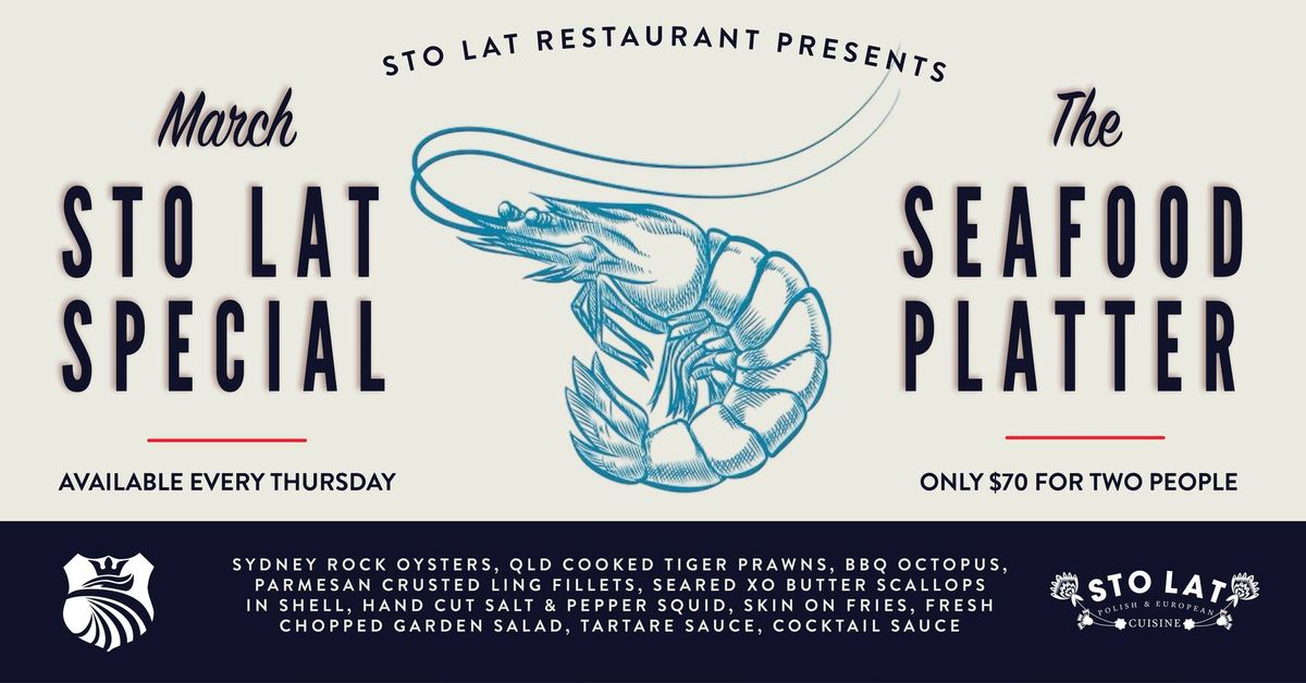 Sto Lat Seafood Platter Special