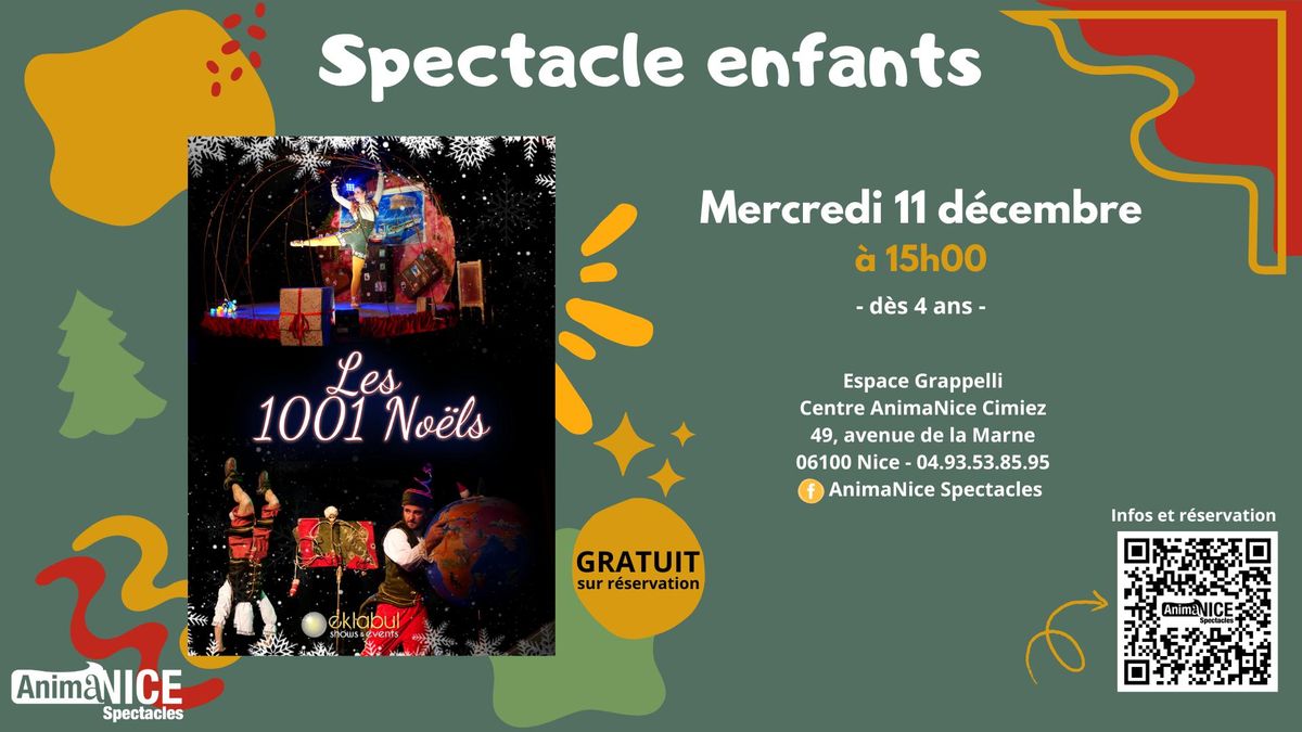 [Spectacle enfants \ud83c\udf84] Les 1001 No\u00ebl