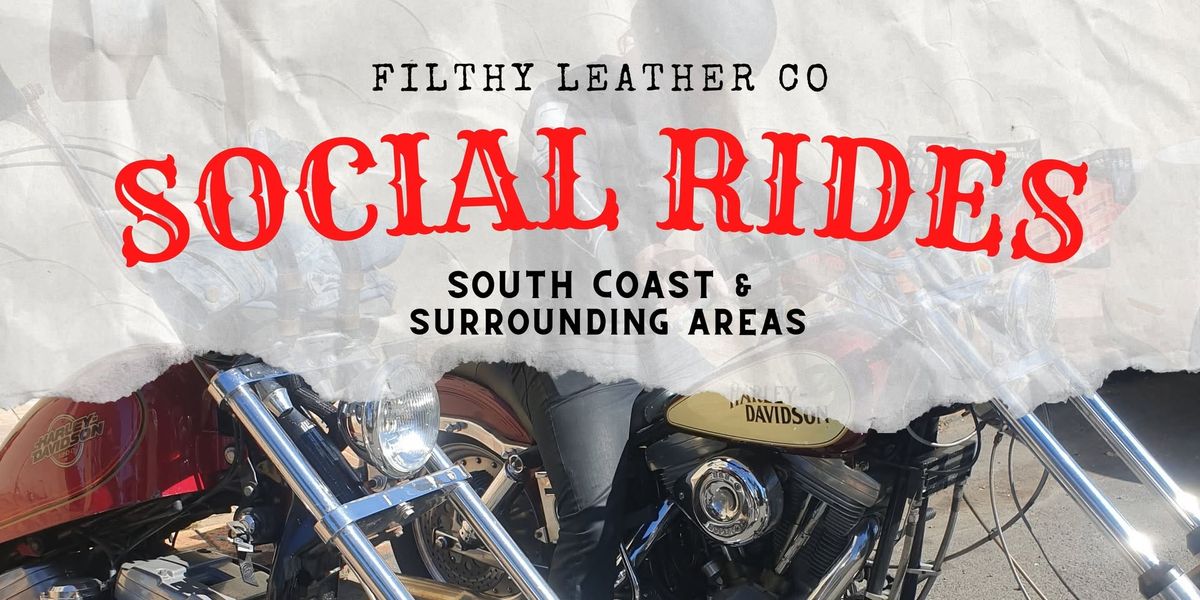 Filthy Leather Co - Social Ride to Schmokin Cafe