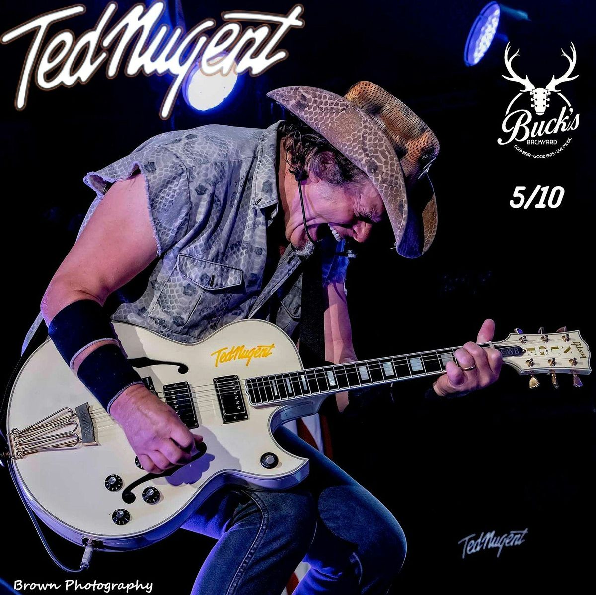 Ted Nugent Live Outdoors at Buck's Backyard