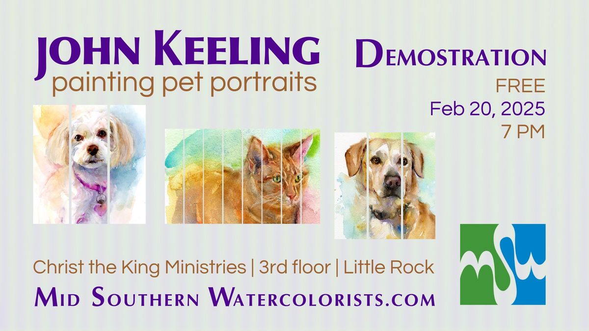 Live Demo: Experience the Art of Pet Portraits by John Keeling