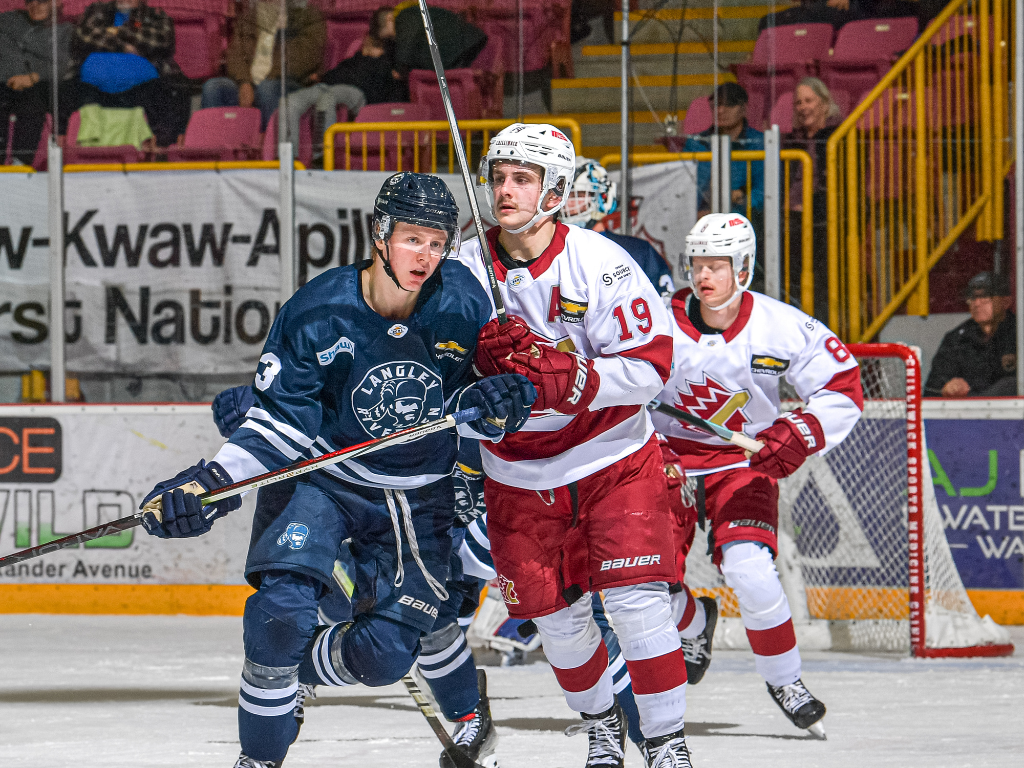 Chilliwack Chiefs at Langley Rivermen at George Preston Recreation Centre