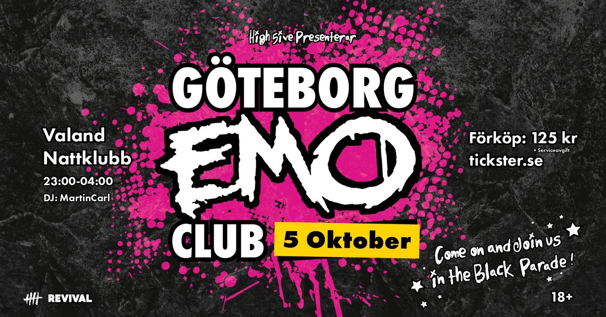 G\u00f6teborg EMO Club | Nattklubb p\u00e5 Valand 