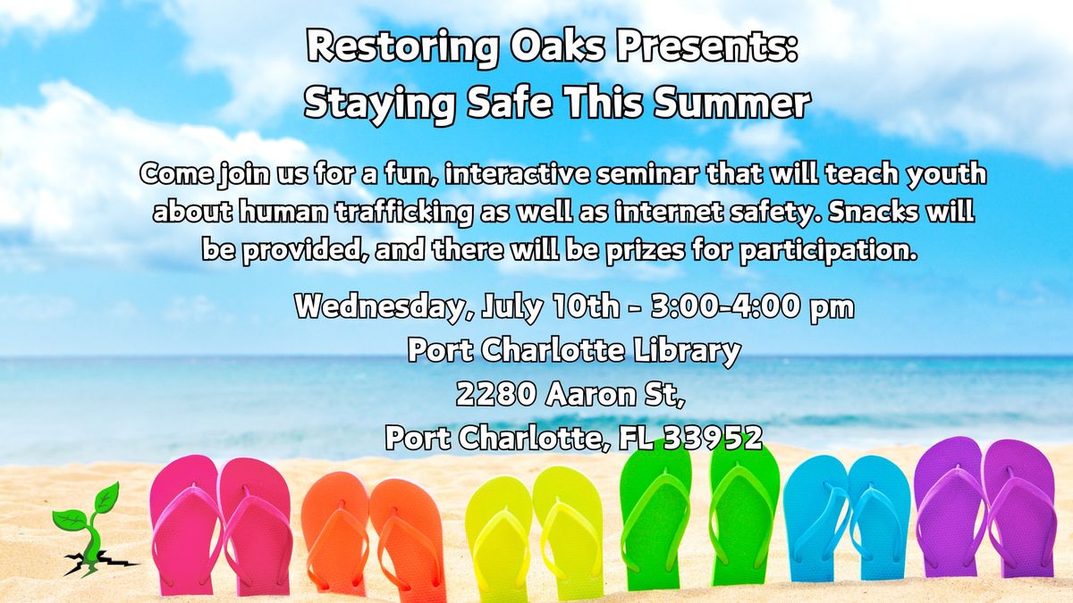 Staying Safe This Summer - Port Charlotte Library