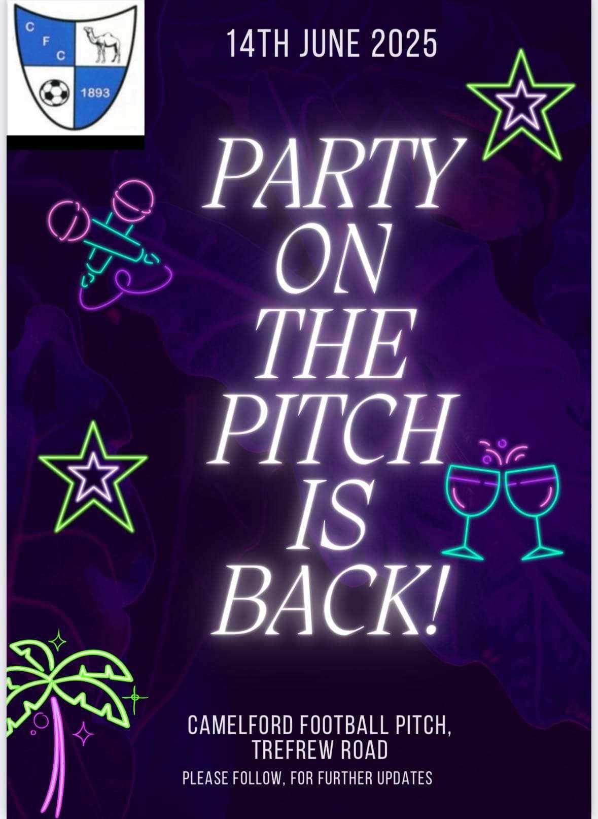 Camelford's Party on the Pitch is back......