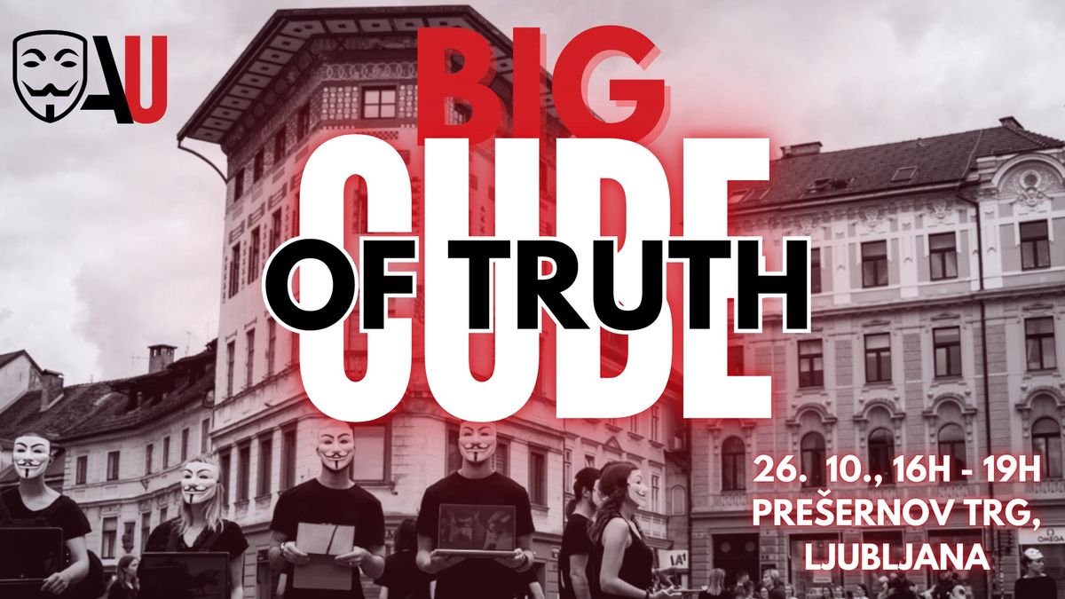 BIG CUBE OF TRUTH \/ VELIKA KOCKA RESNICE