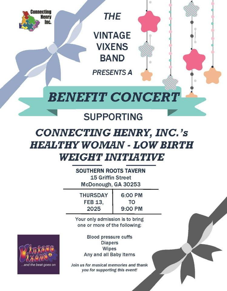 Vintage Vixens Band - Benefit Concert for Connecting Henry, Inc. \/ Healthy Women - Low Birth