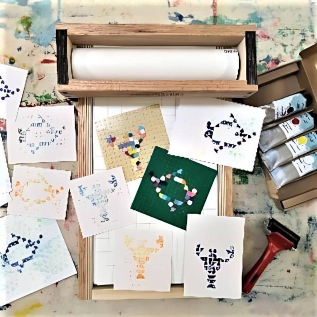 By the Seaside- Children\u2019s artist led printing activity