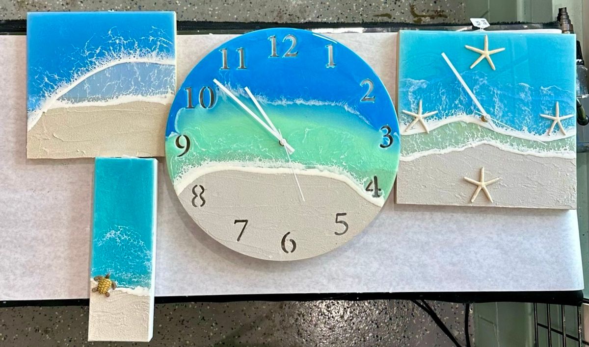 Beach Waves & Beach Clock Workshop