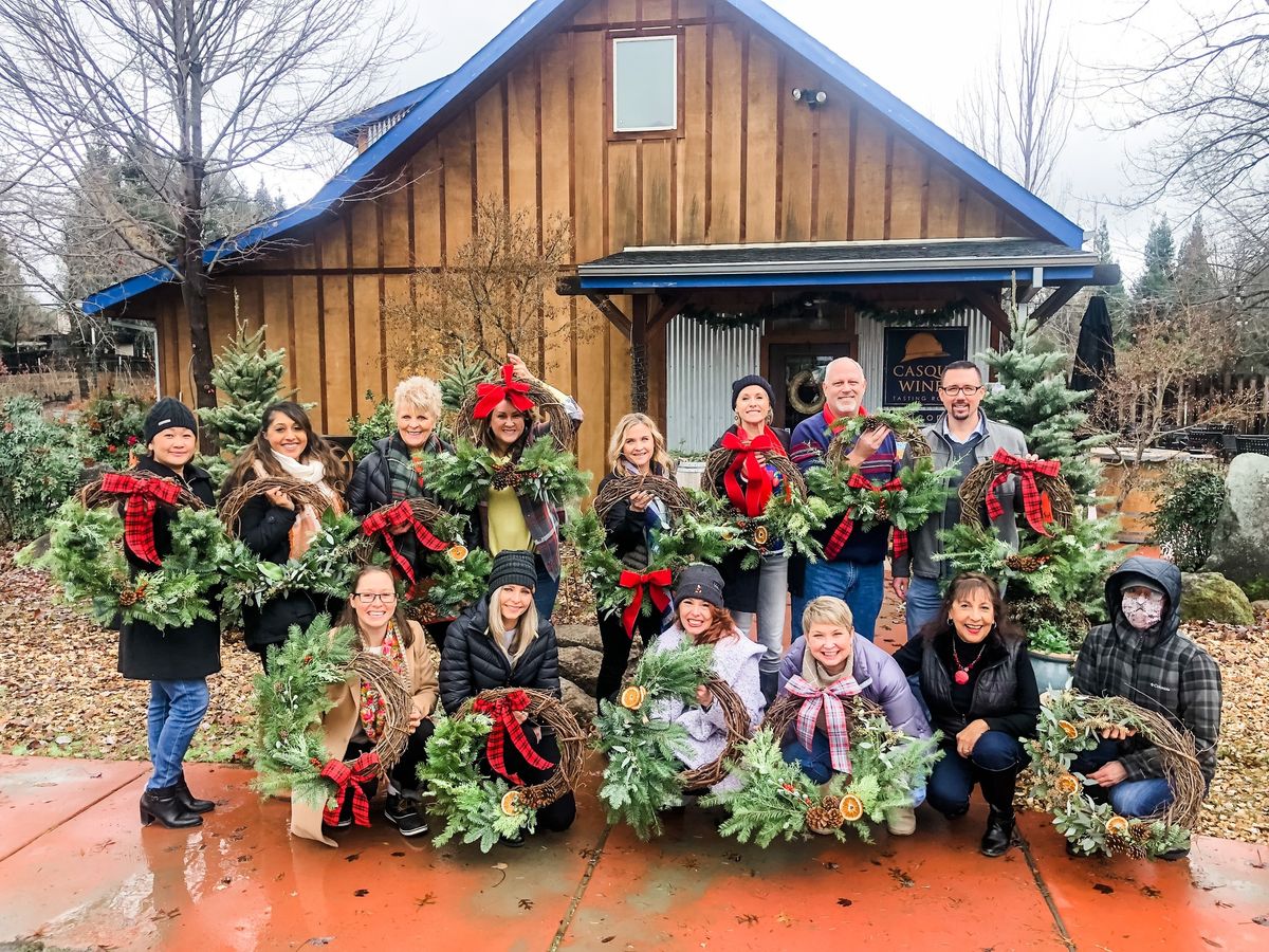 Holiday Wreath Workshop at The Flower Farm