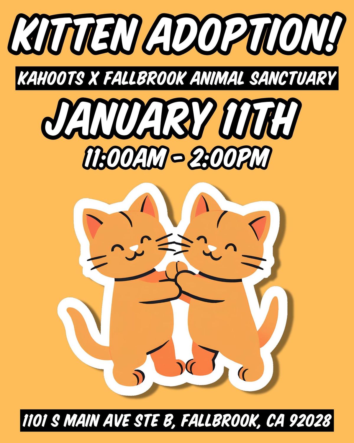 Kitten Adoption Event @ Kahoots Fallbrook