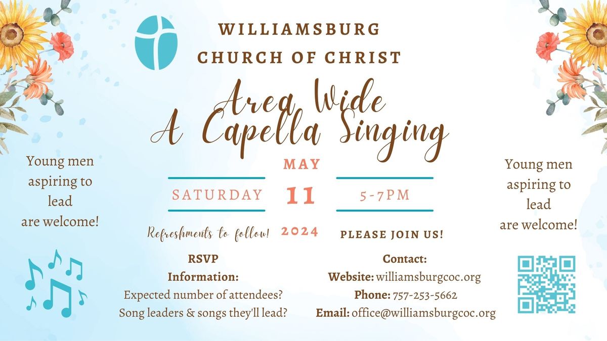 Area Wide A Capella Singing