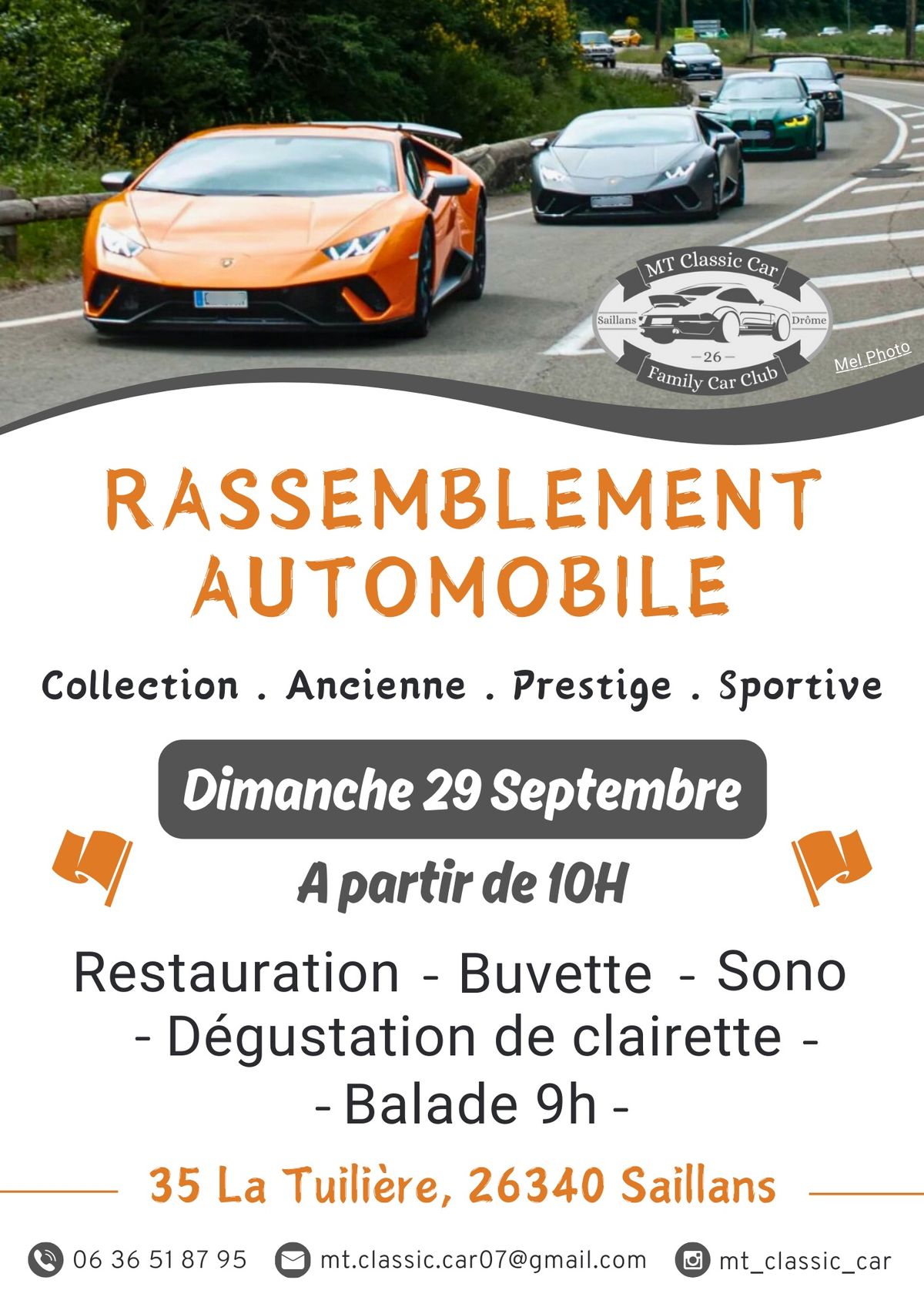 Rassemblement automobile MT Classic Car