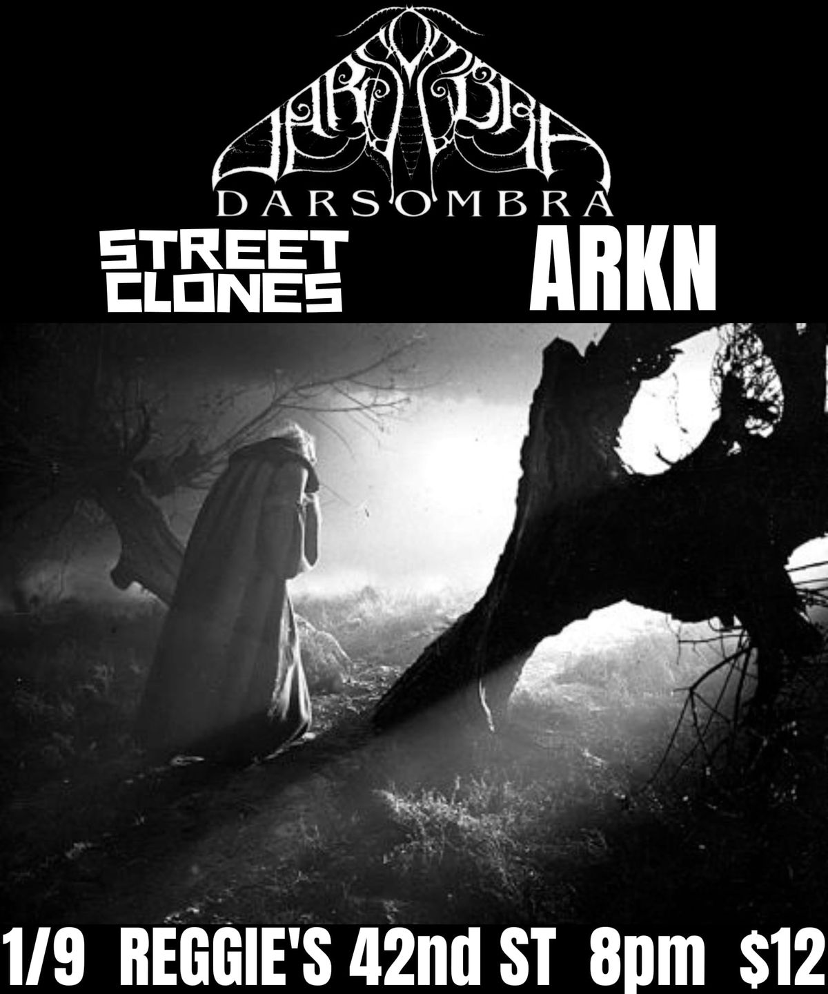 Darsombra \/ Street Clones \/ ARKN at Reggie's