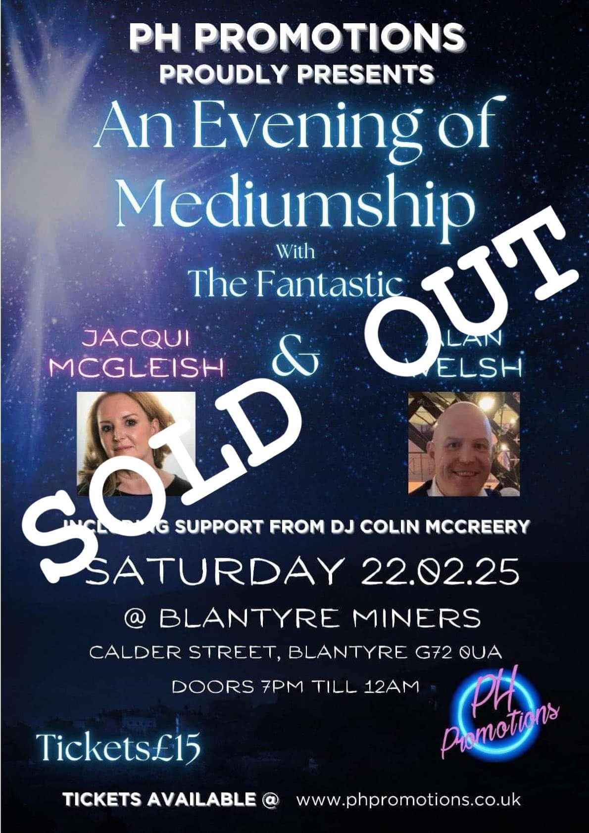 A night of Mediumship