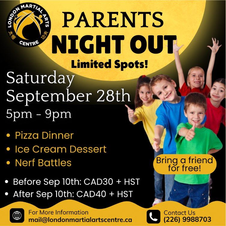 Parents' Night Out! Sep 28, 2024