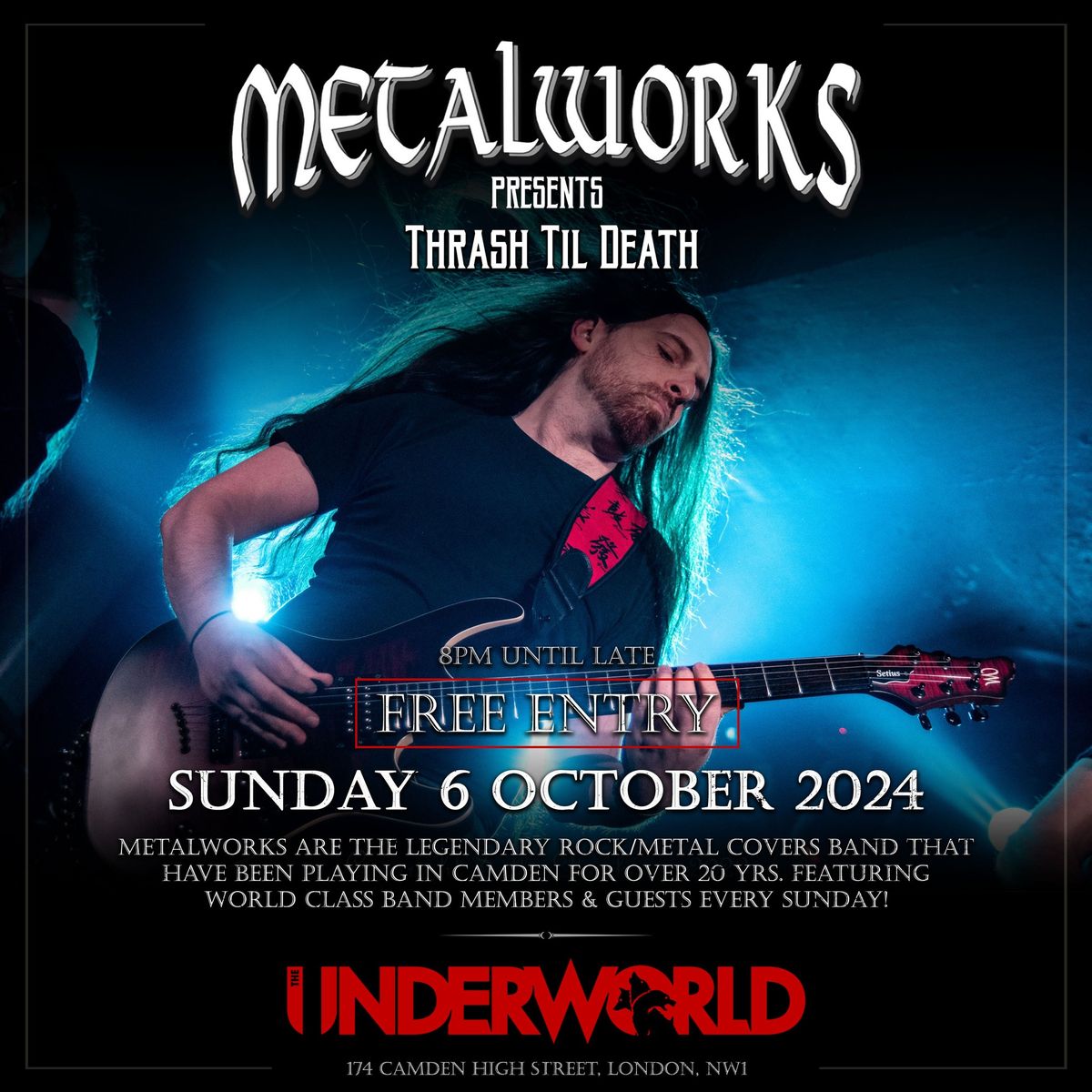 Metalworks presents "Thrash Til Death" - Free Entry at The Underworld