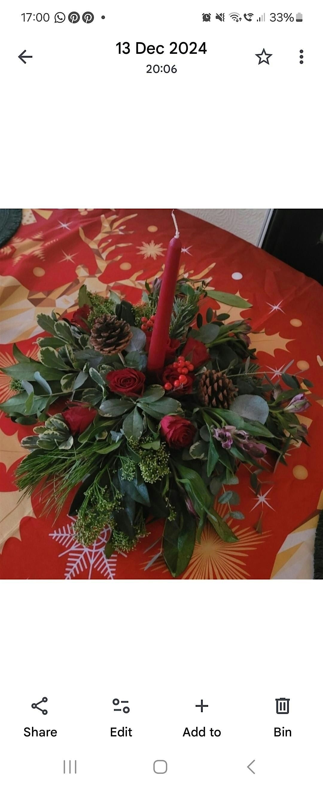 Christmas Candle Wreath Workshop