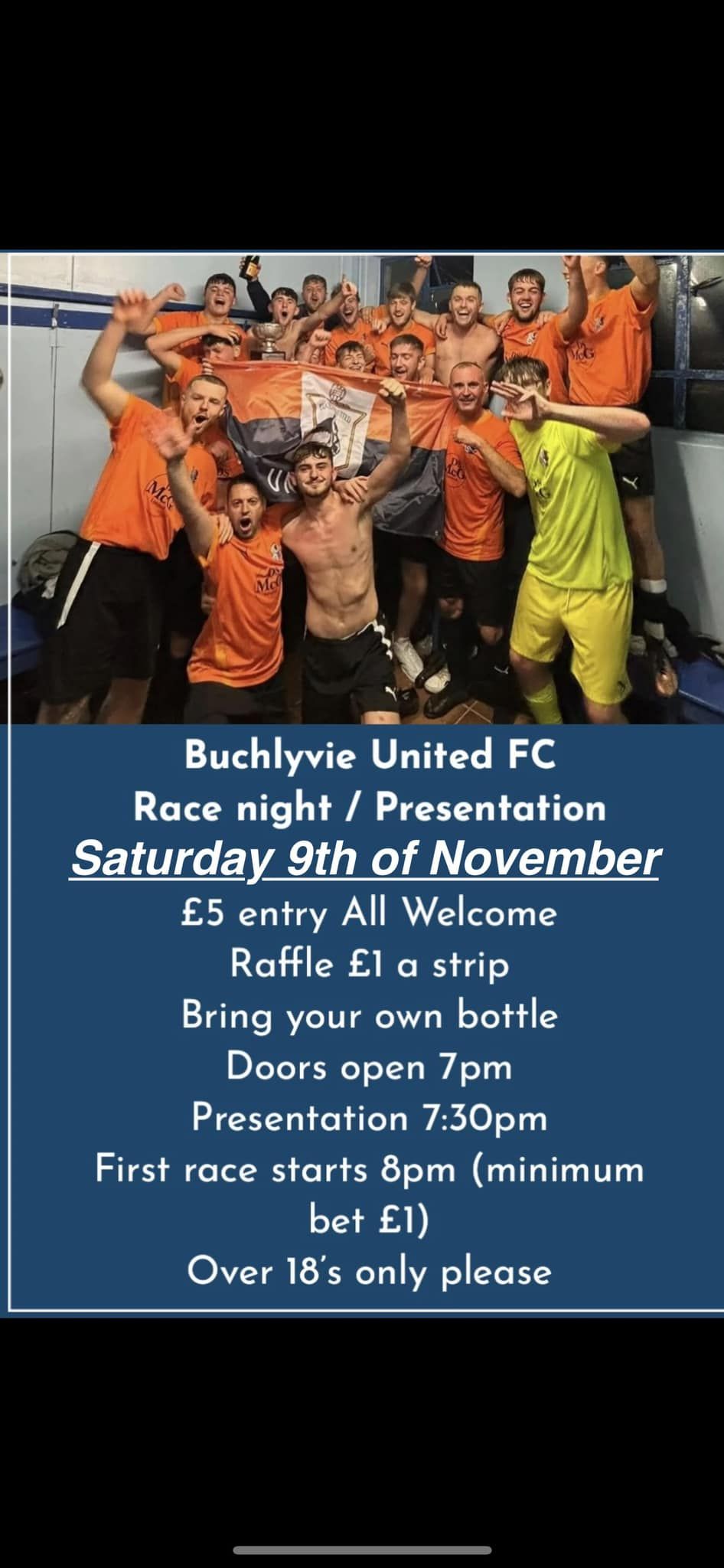 Buchlyvie race night\/ presentation 