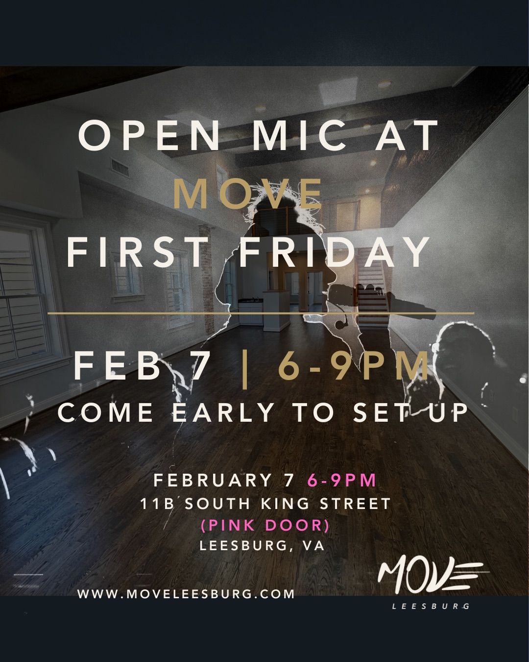 Open Mic First Friday at Move Leesburg