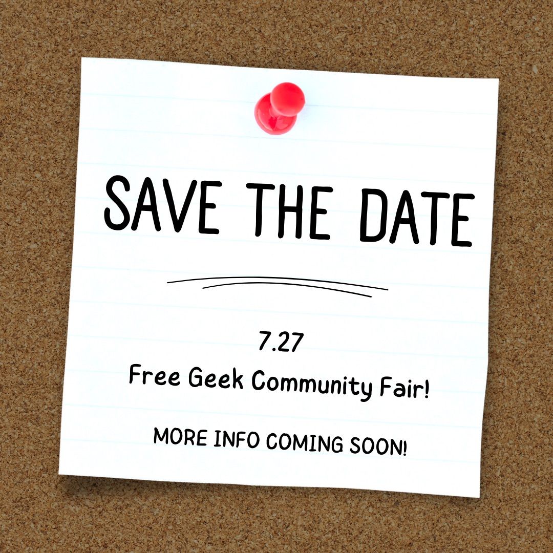 Free Geek Community Fair!