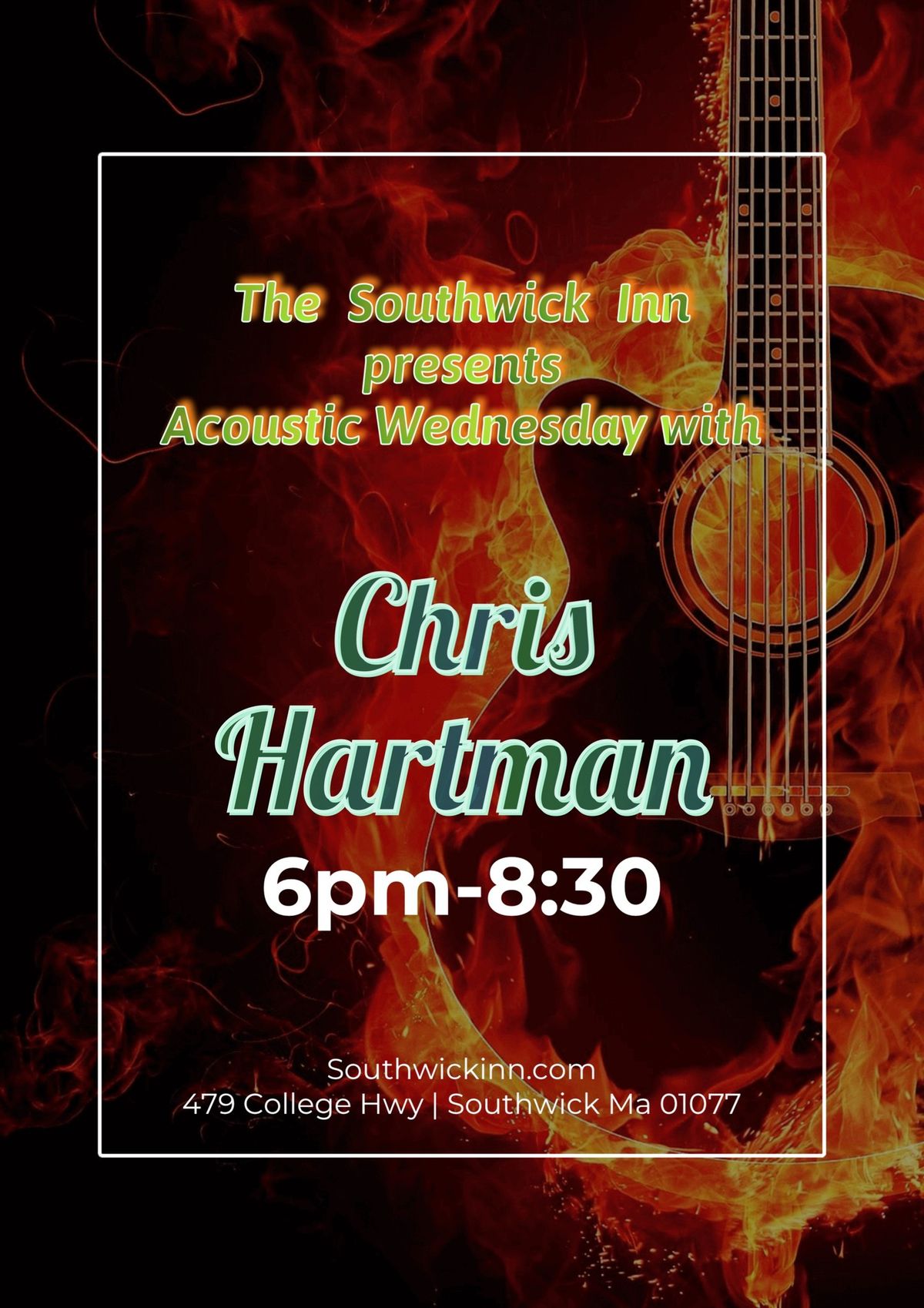 Acoustic Wednesday with Chris Hartman 