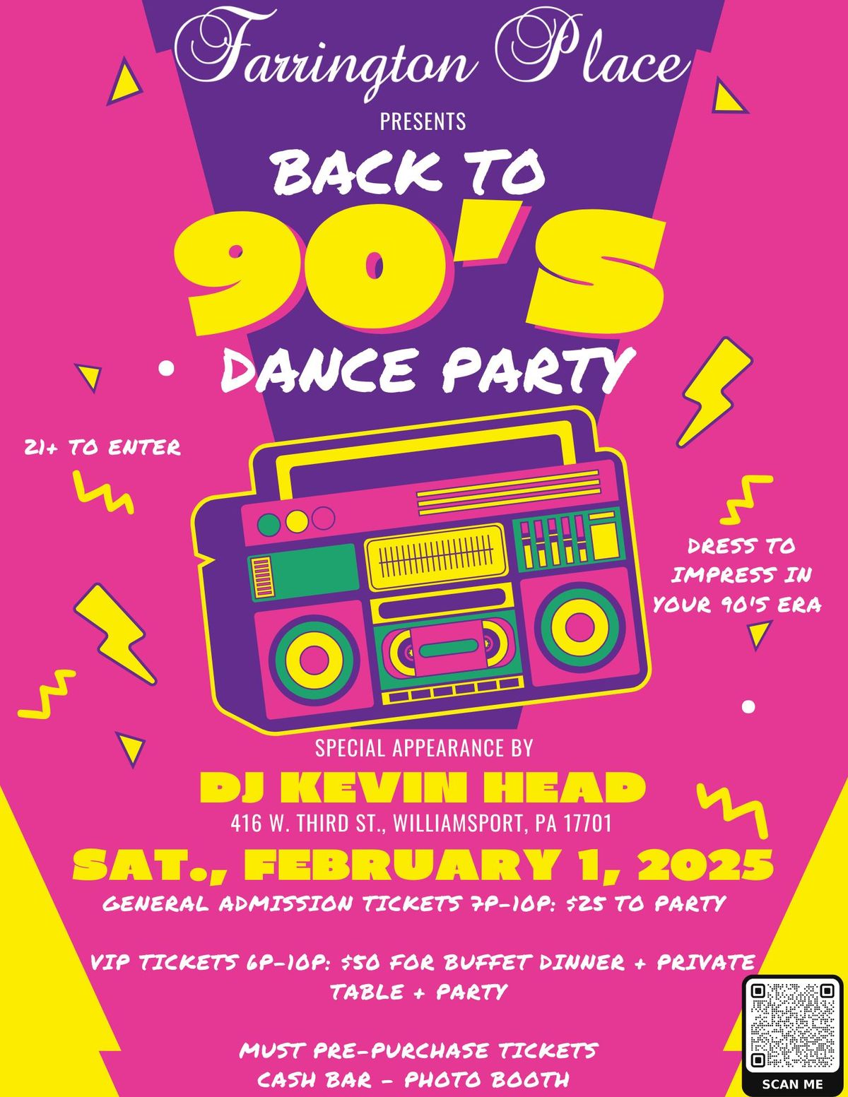 Back To The 90's Dance Party