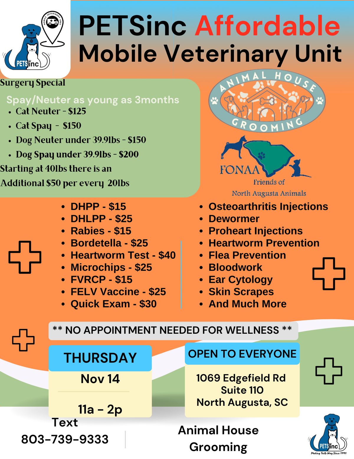 PETSince Affordable Mobile Vet clinic - Spay\/Neuter and Vaccines