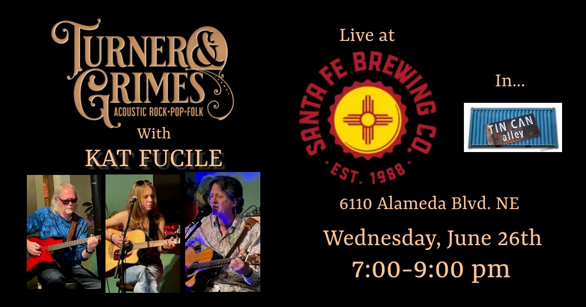 Turner & Grimes Trio w\/ Kat Fucile @ Santa Fe Brewing in Tin Can Alley