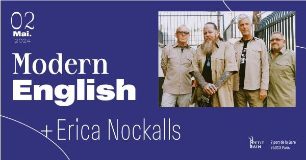 Modern English + Erica Nockalls