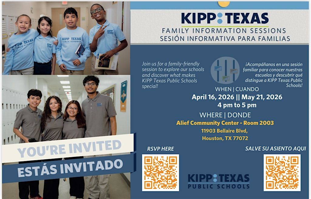 Kipp Texas Public Schools Info Session