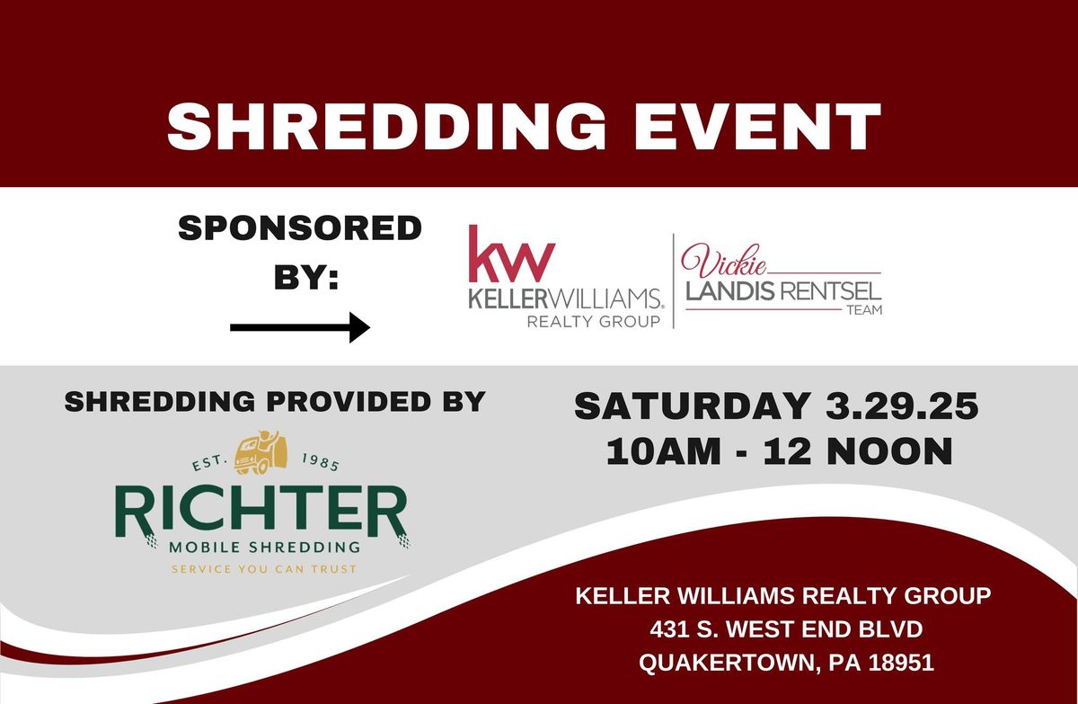 Keller Williams Shredding Event