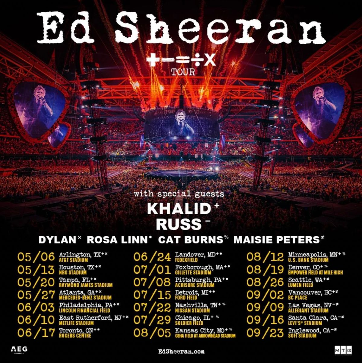 Ed Sheeran Seattle Tickets