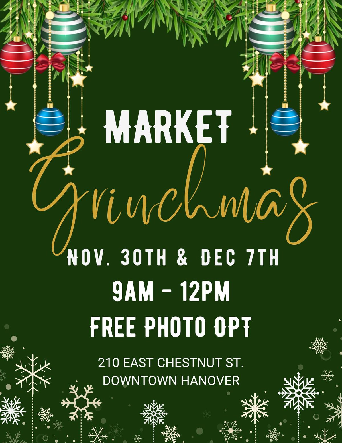 Hanover Market House's Grinchmas - 2024