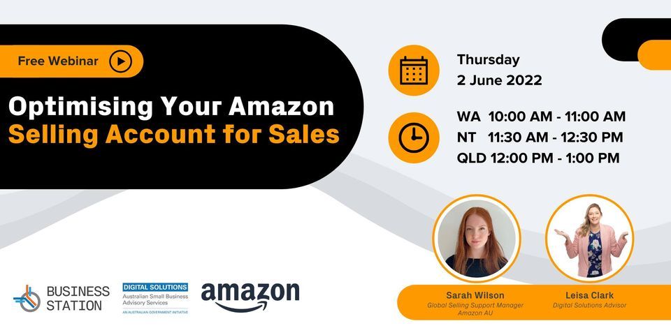 Optimising Your Amazon Selling Account for Sales by Maggie Deadrick and Leisa Clark