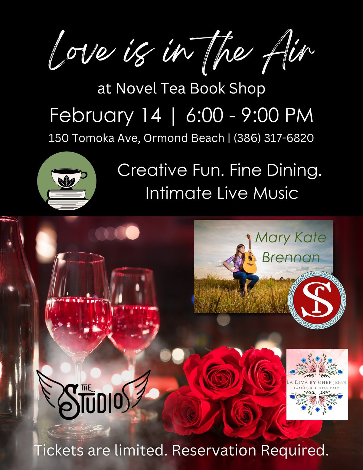 Love is in the Air at Novel Tea Book Shop: Valentine's Day Event