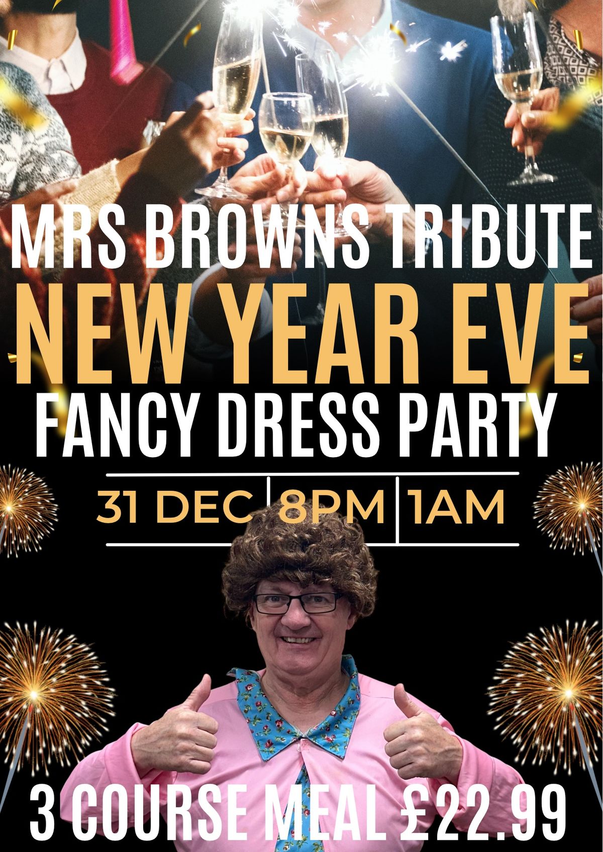 Mrs Brown's Tribute New Year's Eve Party