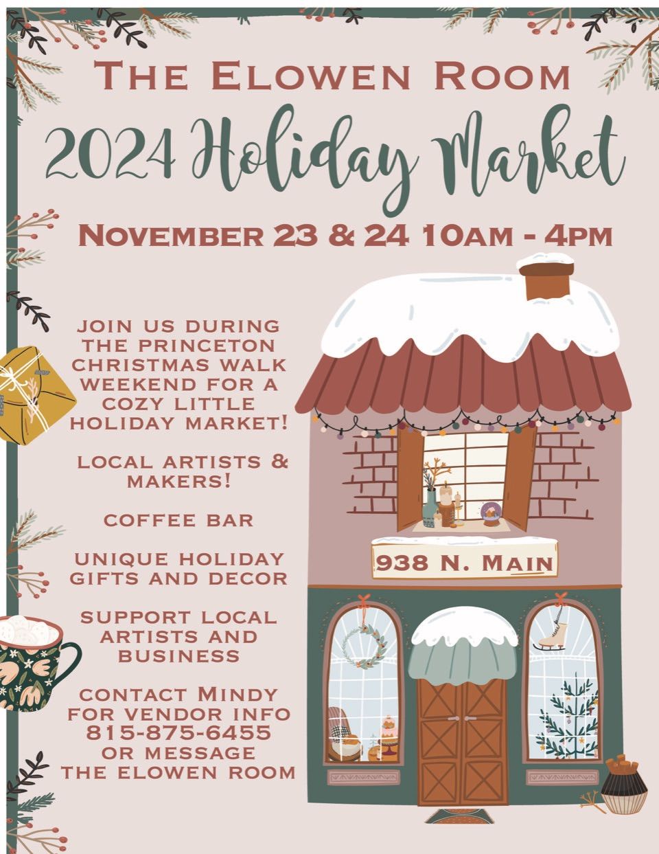 2024 Holiday Market at The Elowen Room