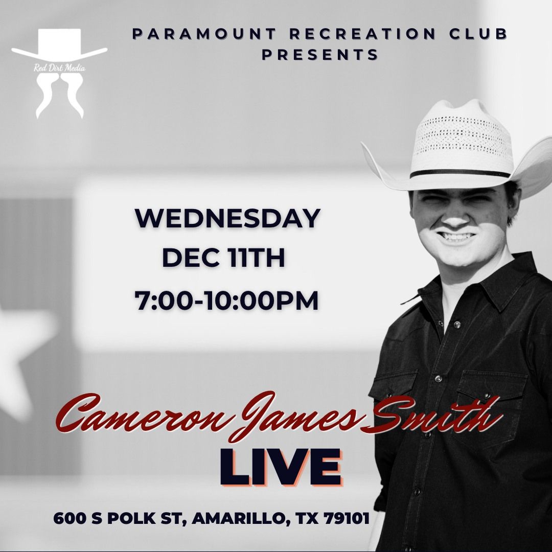 Cameron James Smith LIVE