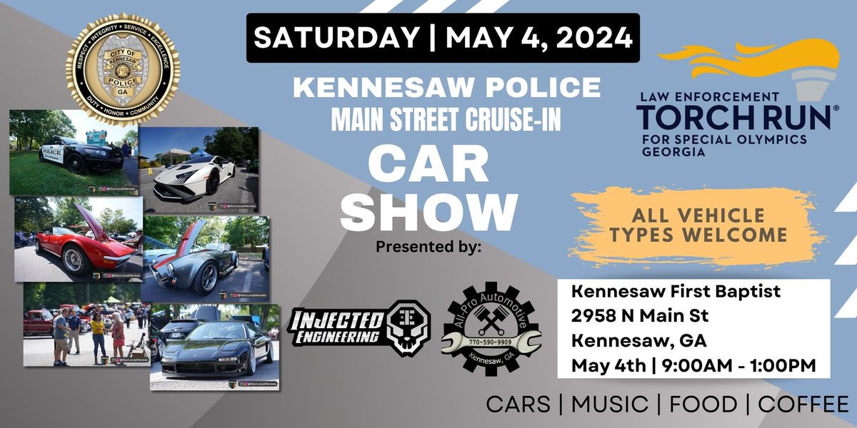 2nd Annual Main Street Cruise-In (Car Show) for Special Olympics