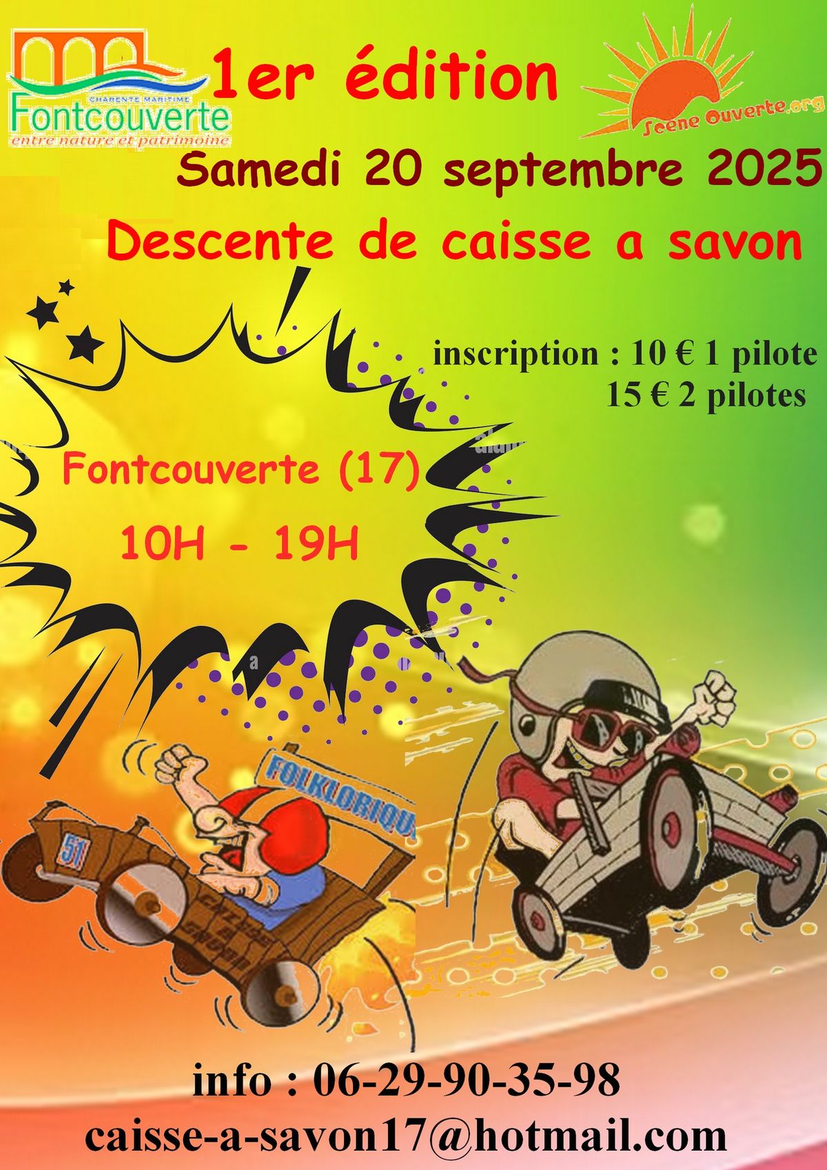 descente de caisse \u00e0 savon \u00e0 Fontcouverte