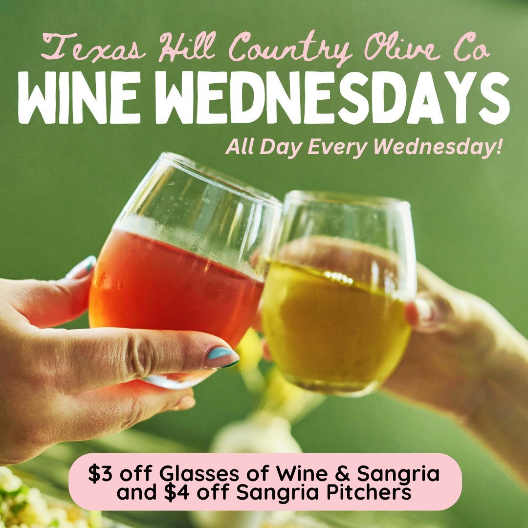 Wine Wednesdays at the Olive Co.!