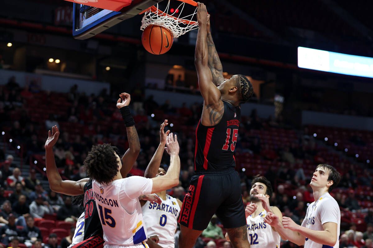 San Jose State Spartans at UNLV Rebels Mens Basketball