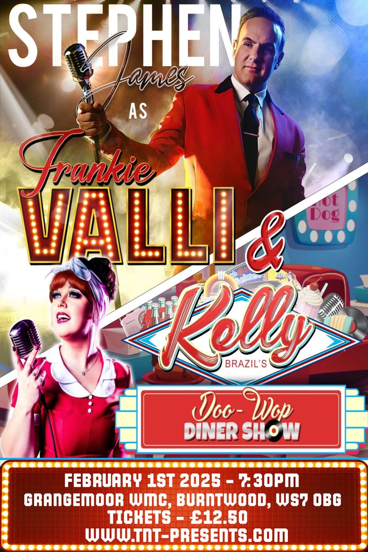 Doo Wop Diner Show Featuring Stephen James As Frankie Valli