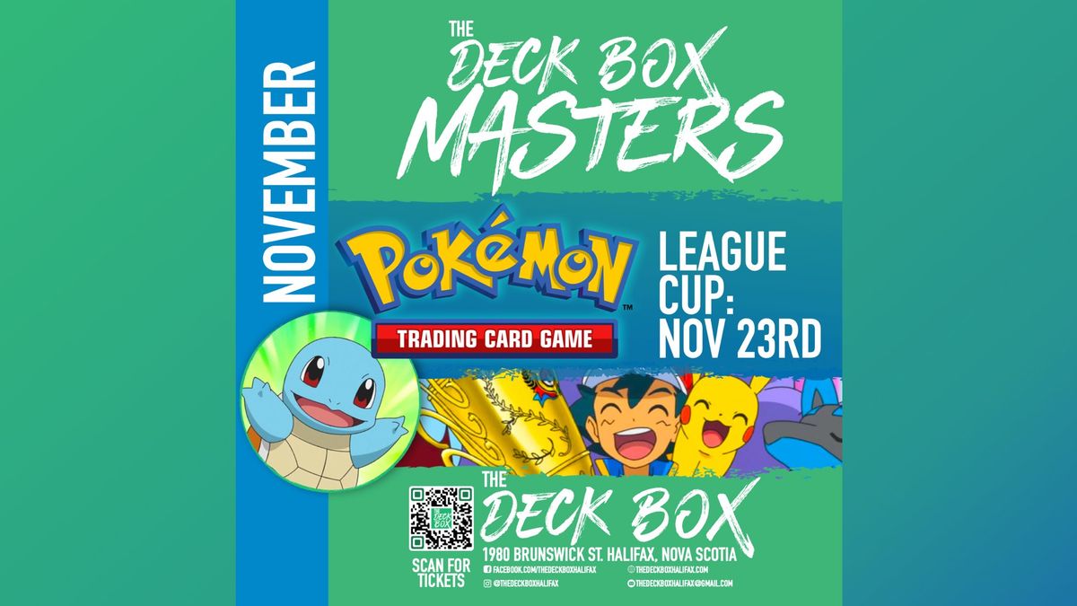 Pokemon Masters League Cup! (Saturday, August 24th @ 1:00PM)