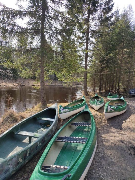 Canoe trip in Estonia