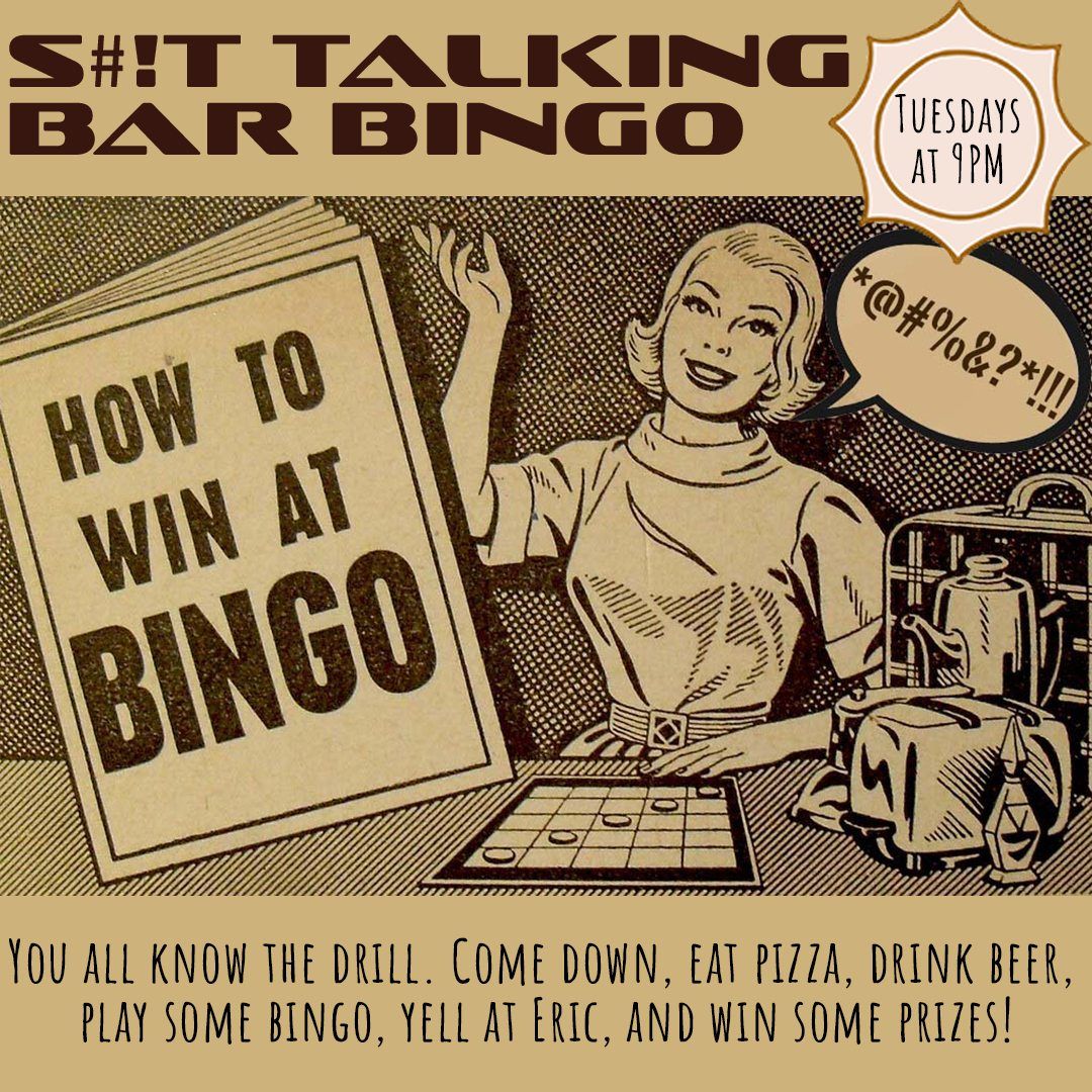 S#!T Talking Bar Bingo with Eric Lewis at the Westside Bowl